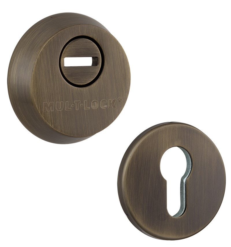 Протектор MUL-T-LOCK SL3 DIN ROUND 14,5 мм 68-73 мм бронза антична (Ізраїль)