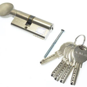 Циліндр Kale 164 SMC 68 мм 26/10/32Т ключ/тумблер нікель (Туреччина)