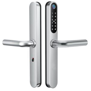 Біометричний сталевий замок TTLOCK SLIM S-2 сріблястий (Китай)