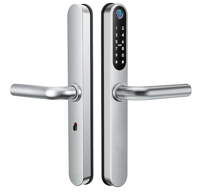 Біометричний сталевий замок TTLOCK SLIM S-2 сріблястий (Китай)