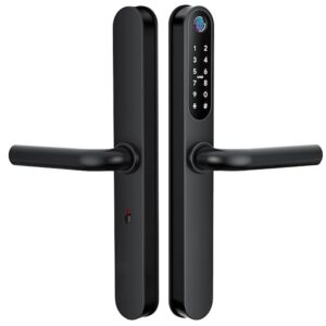 Біометричний сталевий замок TTLOCK SLIM S-2 чорний (Китай)