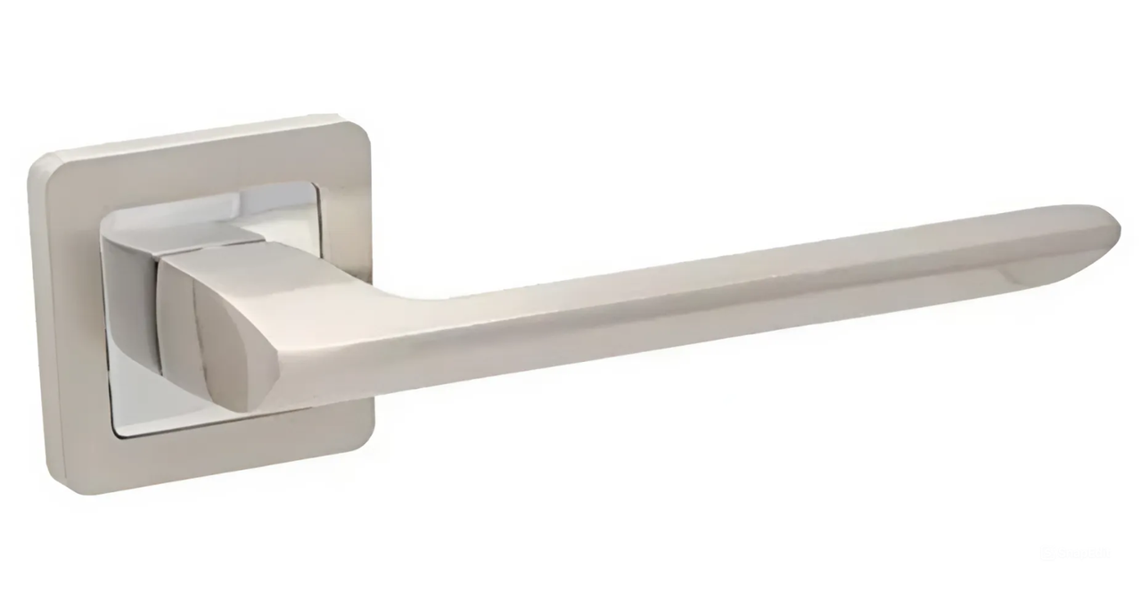 Дверна ручка на розетці Code Deco H-22105-A-NIS нікель