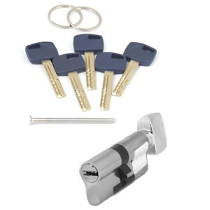 Циліндр APECS Premier XR-70 (30/40С)-C15-Ni ключ/тумблер нікель (59)