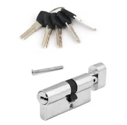 Циліндр Avers DM-70-C-CR ключ/тумблер хром (54)