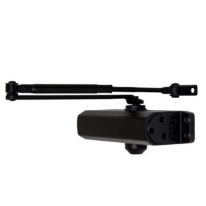 Дотягувач дверей 40-65 кг SEVEN DC-7742HP black (механізм фіксації дверей)