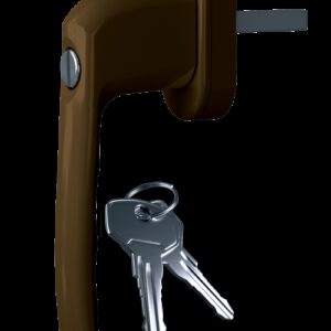 Ручка віконна Astex WH 019 коричневий (РАЛ 8019) (Україна)