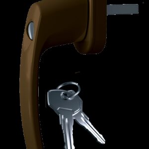 Ручка віконна Astex WH 109 коричневий (РАЛ 8019) (Україна)