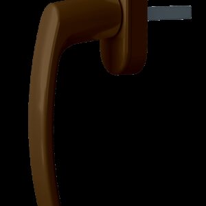 Ручка віконна Astex WH 010 коричневий (РАЛ 8019) (Україна)