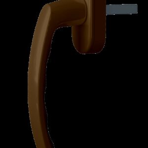 Ручка віконна Astex WH 015 коричневий (РАЛ 8019) (Україна)