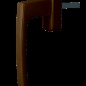 Ручка віконна Astex WH 006 коричневий (РАЛ 8019) (Україна)