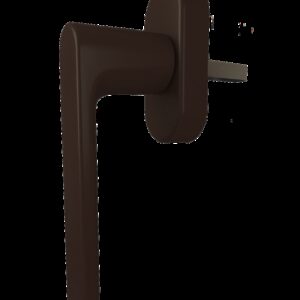 Ручка віконна Astex WH 007 коричневий (РАЛ 8019) (Україна)