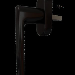 Ручка віконна Astex WH 007 чорний (РАЛ 9005) (Україна)