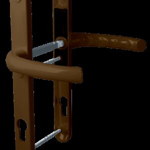 Дверна ручка Astex HERMES DHS 92/11 універсальна, коричневий (РАЛ 8019) (Україна)