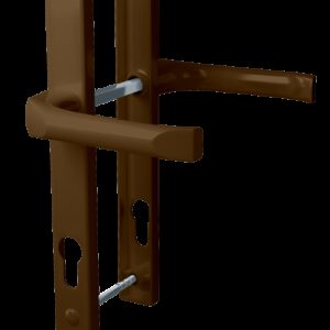 Дверна ручка Astex Clio DHS 92/1 коричнева (RAL 8019) (Україна)