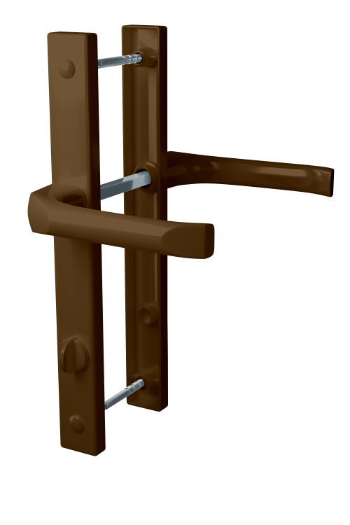 Дверна ручка Astex Clio WC 90 коричневий (RAL 8019) (Україна)