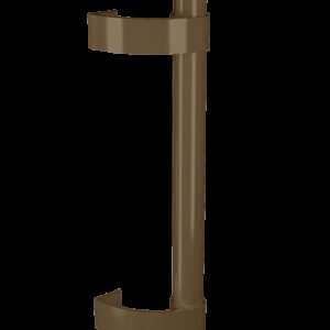 Дверна офісна ручка пряма унів. 0,5 м Astex Р-2 світло-коричневий (RAЛ 8017) (Україна)