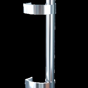 Ручка дверна офісна пряма універсальна 0,5 м Astex, металік (Україна)