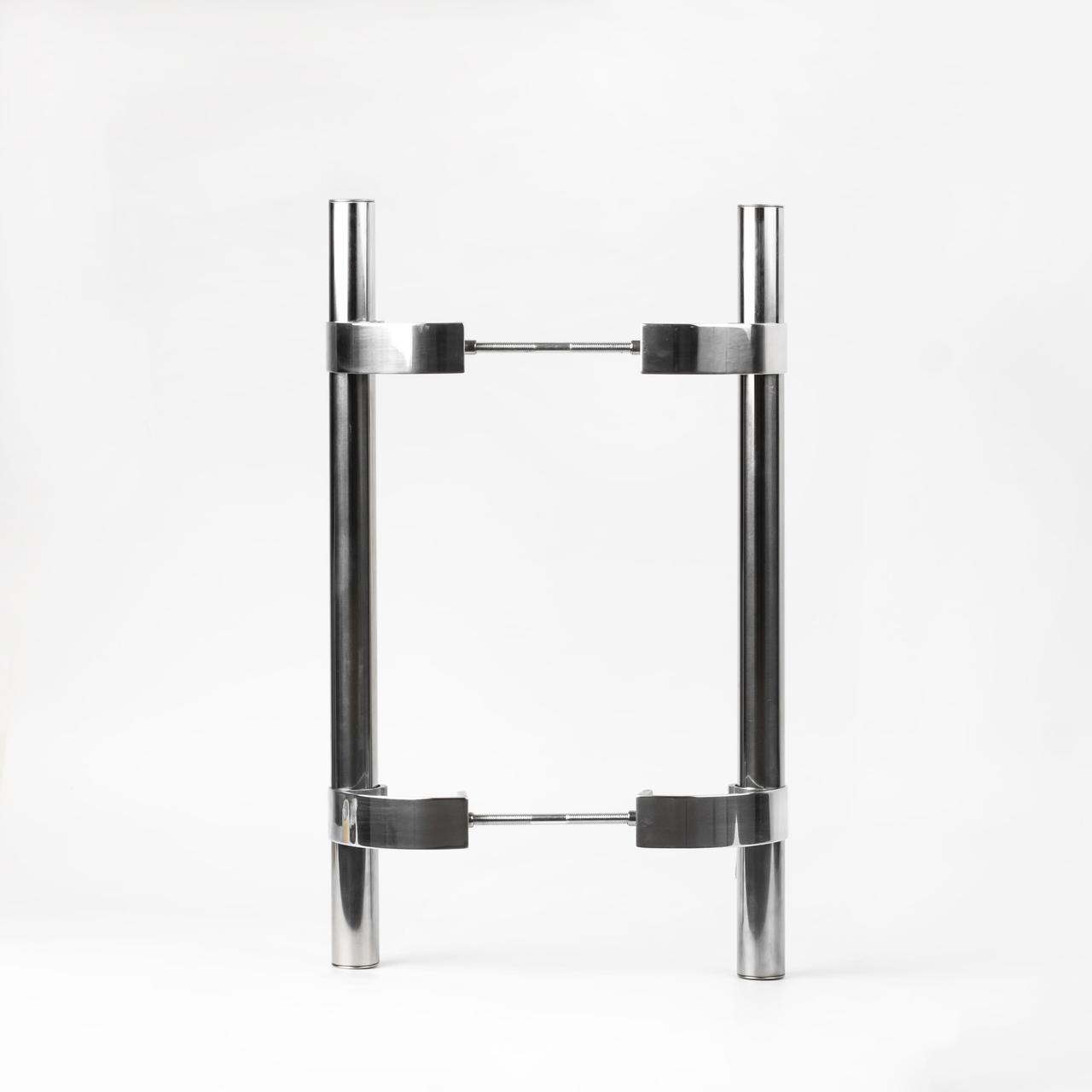 Ручка дверна офісна пряма Astex 1 м Р-2 ST універсальна, металік (Україна)