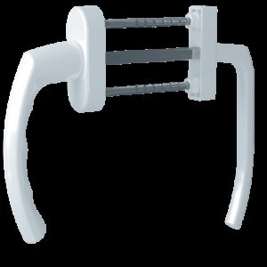 Ручка дверна Astex ANTEY BHS 1/3 білий (РАЛ 9016) (Україна)