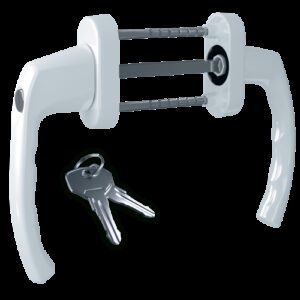 Ручка дверна Astex ANTEY BHS 3/3 білий (РАЛ 9016) (Україна)