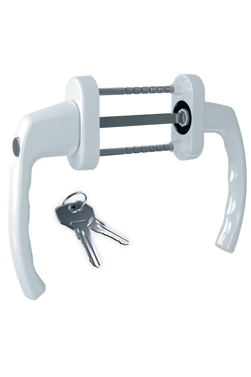 Ручка дверна Astex ANTEY BHS 3/3 білий (РАЛ 9016) (Україна)