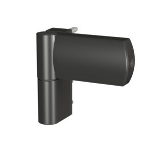 Дверна петля Astex АТ-25 (наплав 15-23,5) чорна Ral 9005 (Україна)