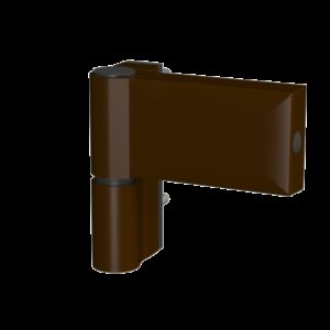 Дверна петля Astex IDEAL (наплав 15-23,5) коричнева Ral 8019 (Україна)