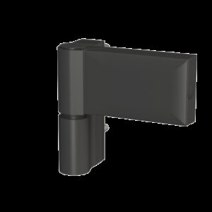 Дверна петля Astex IDEAL (наплав 15-23,5) антрацит Ral 7016 (Україна)