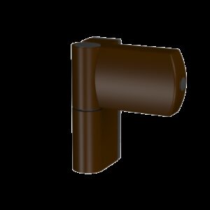 Дверна петля Astex АТ-23 коричнева Ral 8019 (наплав 15-23,5) (Україна)