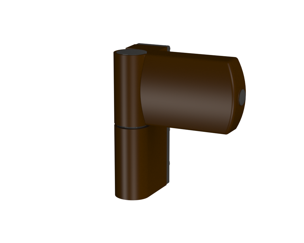 Дверна петля Astex АТ-23 коричнева Ral 8019 (наплав 15-23,5) (Україна)