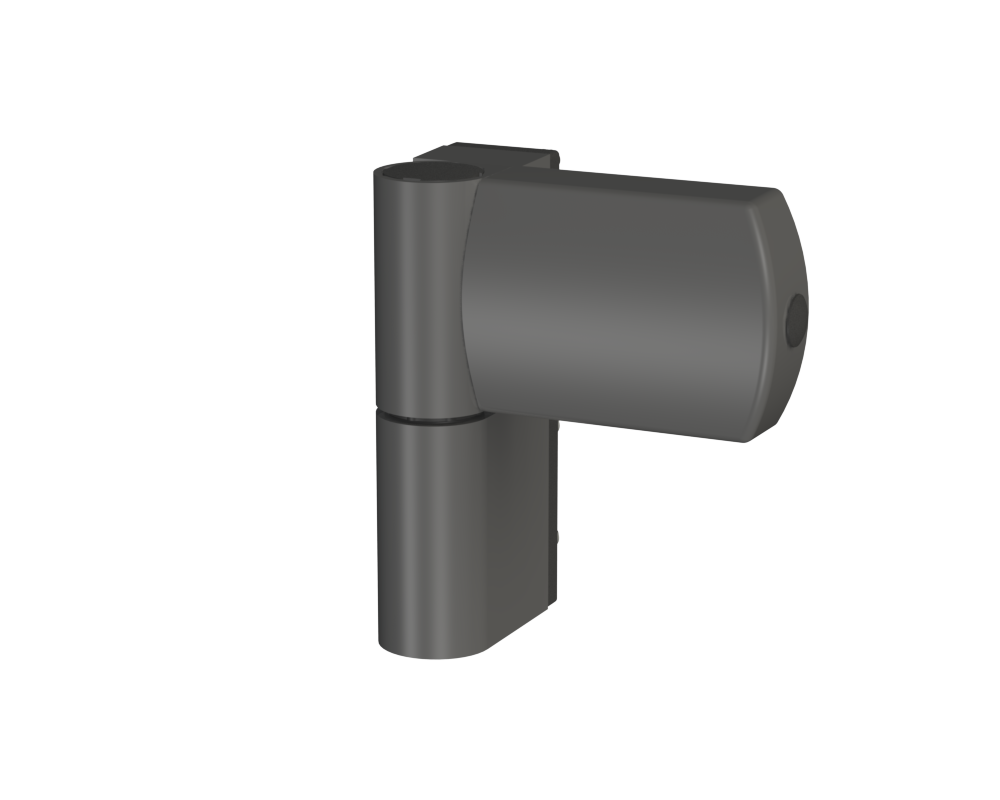 Дверна петля Astex АТ-23 графіт Ral 7024 (наплав 15-23,5) (Україна)