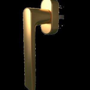 Ручка віконна Astex WH 087 протизламна, золота (F3) (Україна)