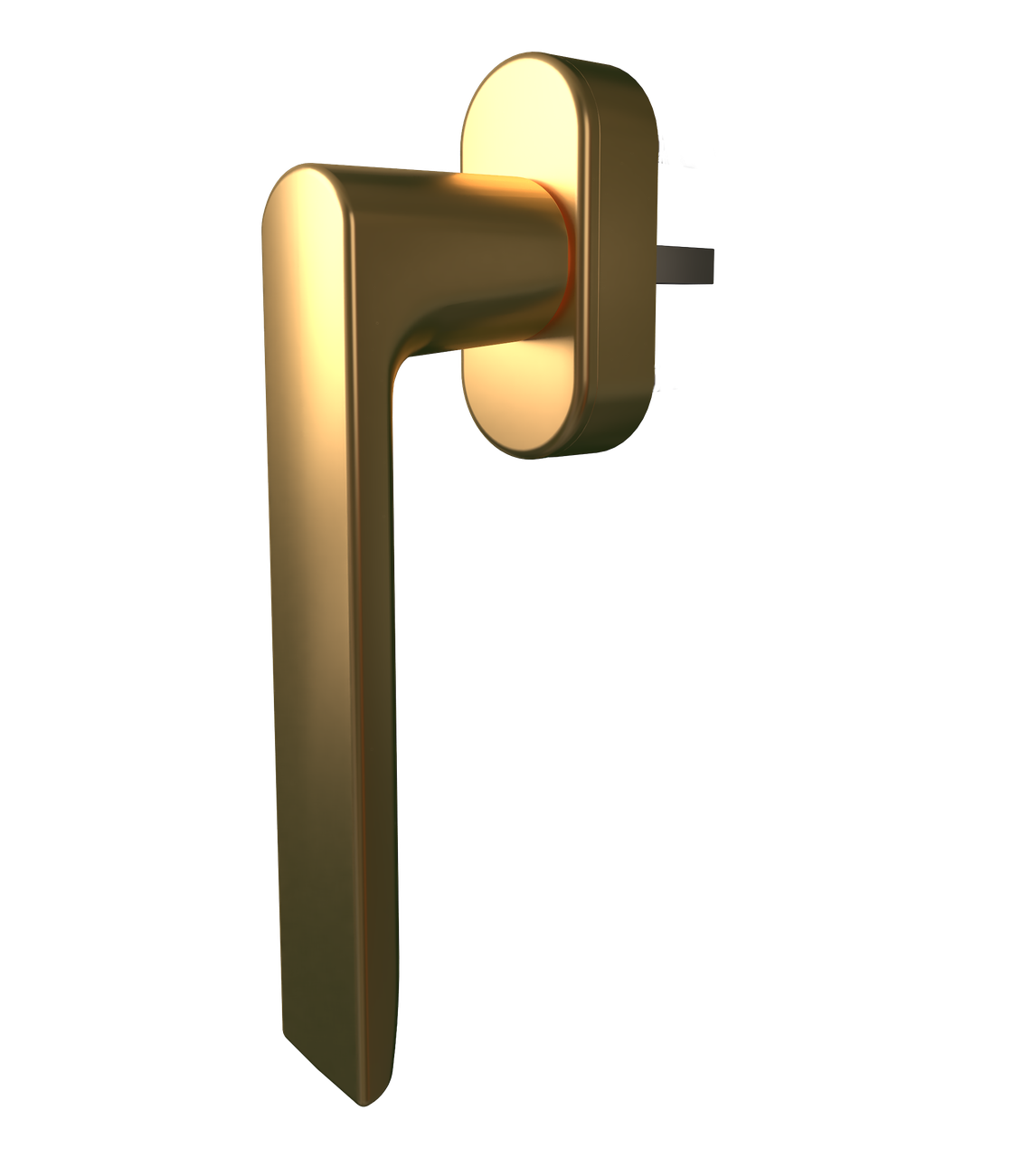 Ручка віконна Astex WH 087 протизламна, золота (F3) (Україна)