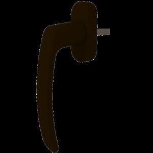 Ручка віконна Astex WH 010 чорно-коричневий (РАЛ 8022) (Україна)