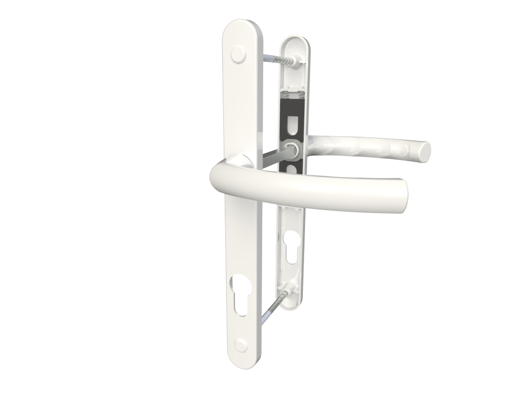 Дверна ручка Astex ANTEY DHS 85/26/208 білий (RAL 9016) (Україна)