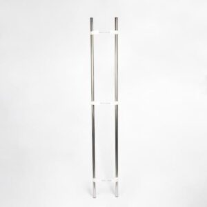 Ручка дверна офісна пряма Astex 1,5 м Р-2 ST-BL універсальна, металік (Україна)