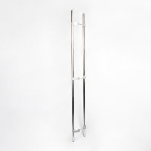 Ручка дверна офісна пряма Astex 1,5 м універсальна Р-2 ST-BL металік (Україна)