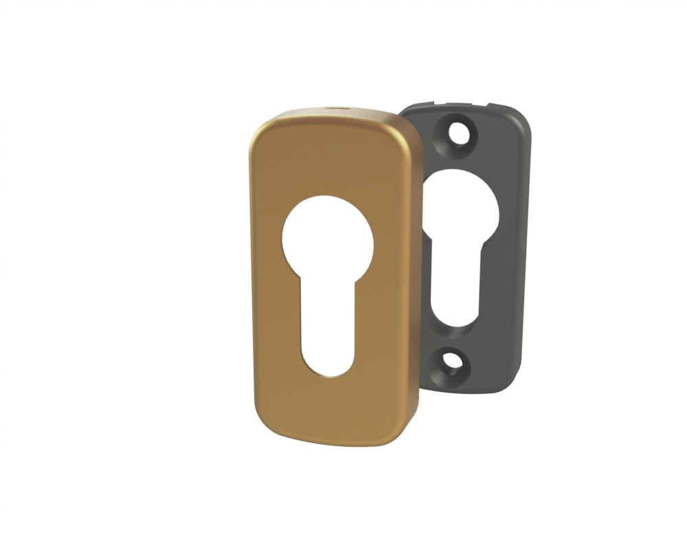 Накладки на замок Astex GSR 62_30 бронза (F4/PC) (Україна)
