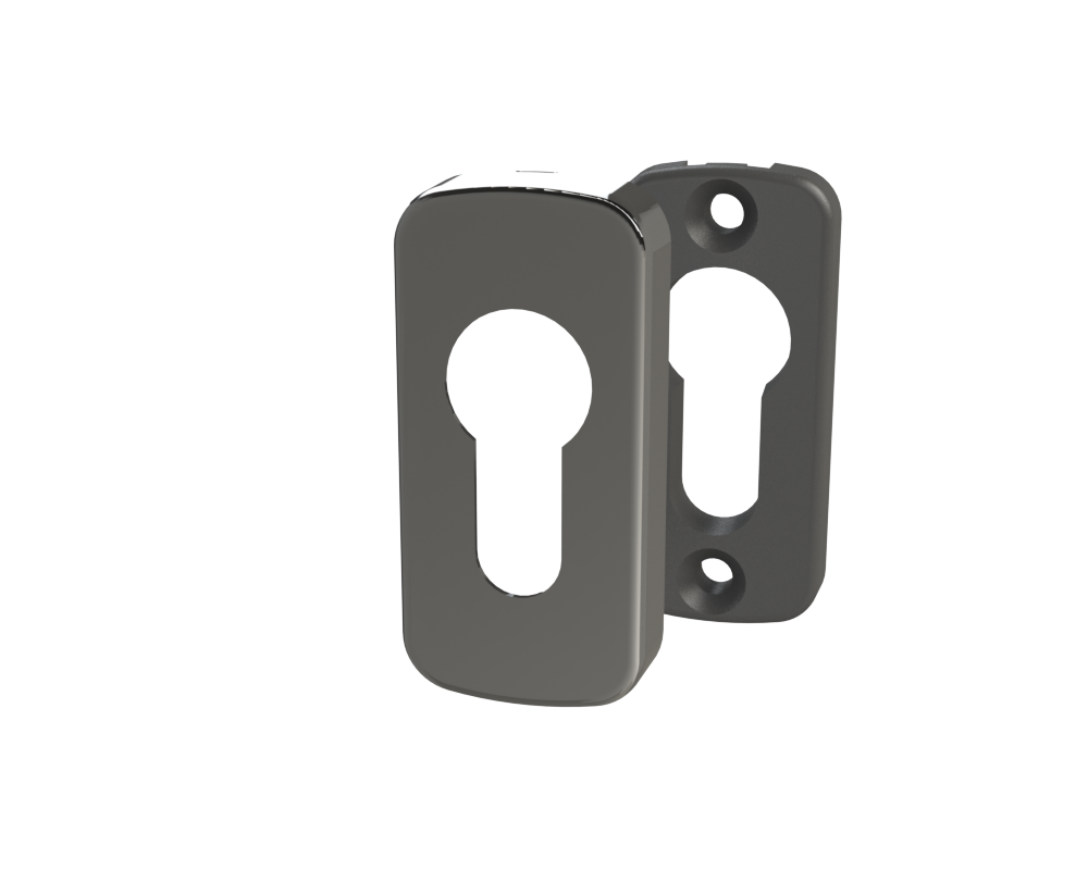 Накладки на циліндр Astex GSR 62_30 графіт (RAL 7016) ( Україна)