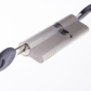 Циліндр замка Astex ZZ 50x60 ключ-ключ CP/BR сатин (Україна)