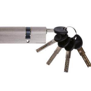 Циліндр замка Astex ZZ 40x60T ключ-тумблер CP/BR сатин (Україна)