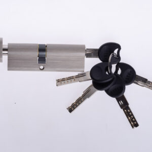 Циліндр замка Astex ZZ 53x32T ключ-тумблер CP/BR сатин (Україна)