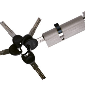 Циліндр замка Astex ZZ 30x60T ключ-тумблер CP/BR сатин (Україна)