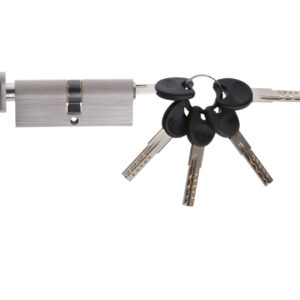 Циліндр замка Astex ZZ 31x37T ключ-тумблер CP/BR сатин (Україна)