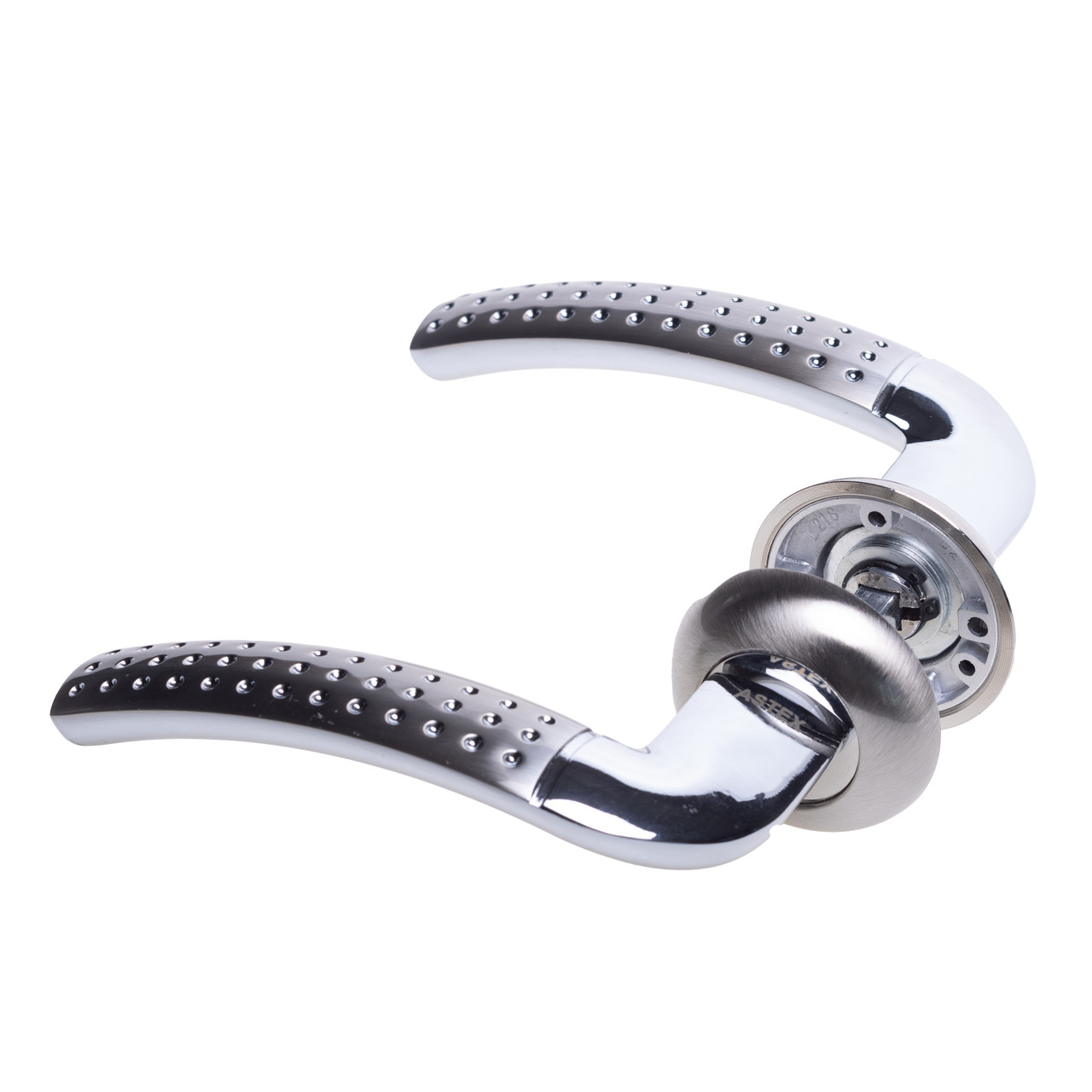 Дверна ручка на розетці Astex AT — Lokus rose (BN нікель) (Україна)