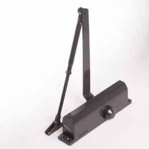 Дотягувач дверей Astex EN3 (до 65 кг/950 мм) коричневий (РАЛ 8019) (Україна)