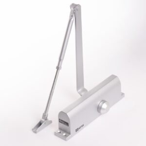 Дотягувач дверей Astex EN3 (до 65 кг/950 мм) срібло (РАЛ 9006) (Україна)