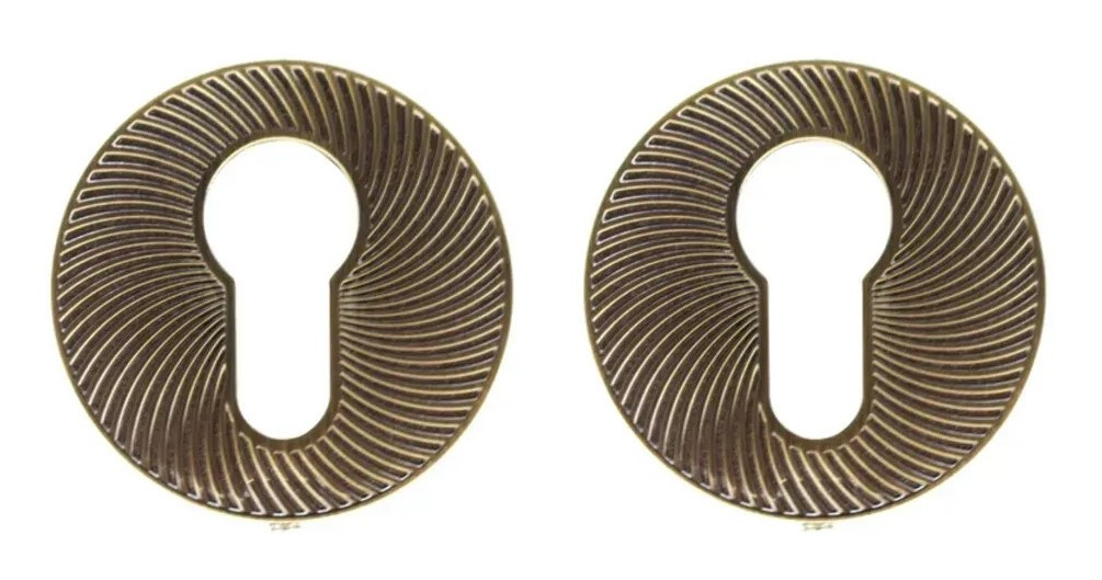 Накладка на циліндр Buonelle R Olimpia B-43 6 мм антична бронза (Італія)