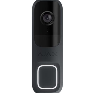 Дверний відеодзвінок Ajax DoorBell зі штучним інтелектом графіт (Україна)