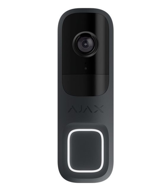 Дверний відеодзвінок Ajax DoorBell зі штучним інтелектом графіт (Україна)
